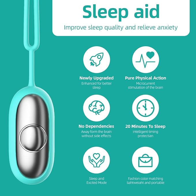 Sleep Aid Device, Micro-Current Sleep Instrument Anxiety Device, Portable - Image 2