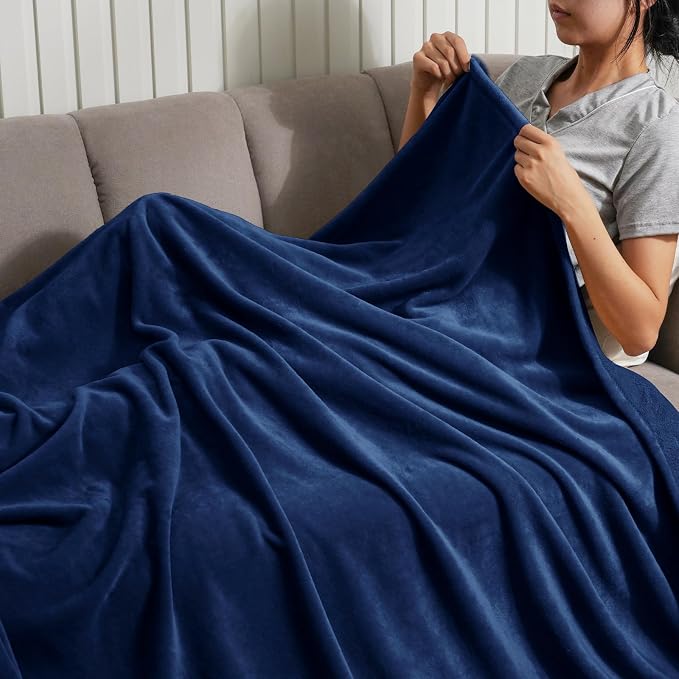 PHF Ultra Soft Fleece Throw Blanket, No Shed No Pilling Luxury Plush Cozy - Image 2