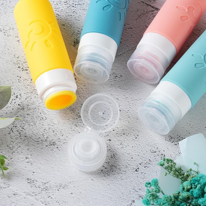 Travel Bottles for Toiletries, TSA Approved Travel Containers 3oz Leak Proof - Image 3