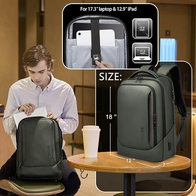 hk Laptop Backpack for Men - Image 2