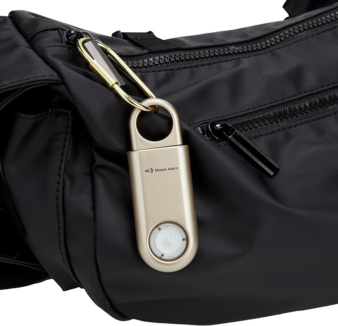 130dB Personal Safety Alarm Strobe Light. Loud Sound Keychain Siren - Image 6