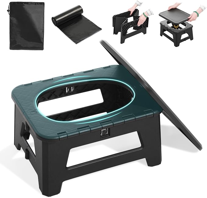 In-car Portable Toilet Collapsible Potty, Emergency Toilet, Temporary Potty by GIVEYOUTHEBESTYOUNEED