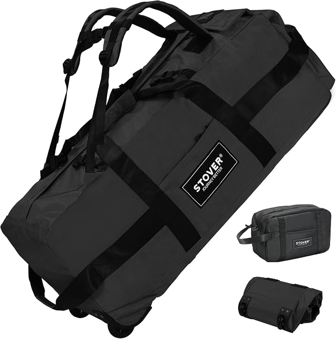 STOVER 100L Rolling Duffel Bag by STOVER