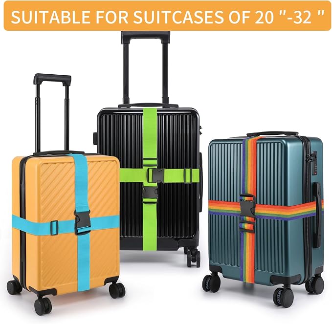 BILIONE Luggage Straps, TSA Approved Add a Bag Premium Accessory - Image 4