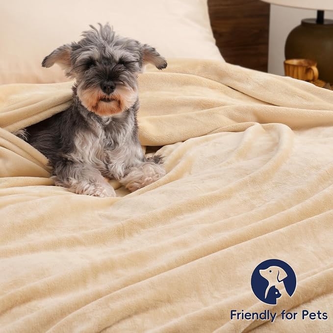 PHF Ultra Soft Fleece Blanket Twin Size, No Shed No Pilling Luxury Plush Cozy - Image 5