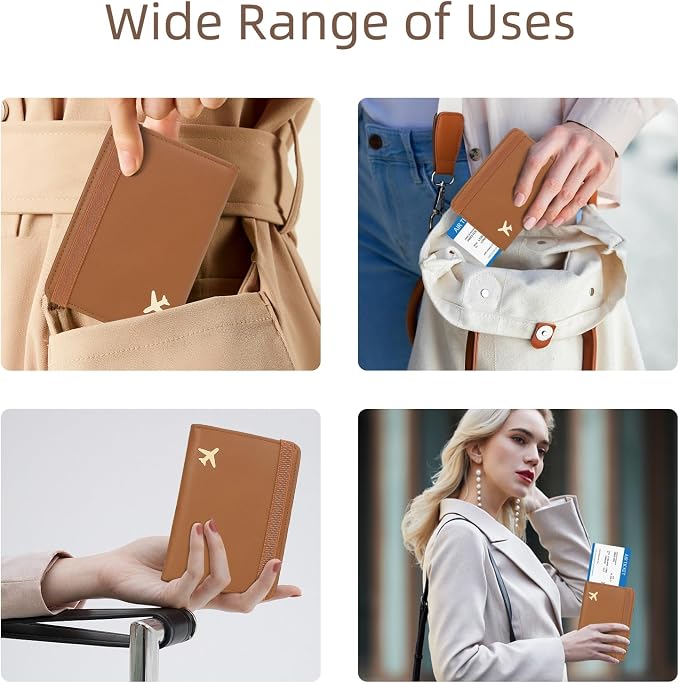 Passport Holder for Travel, Rfid Passport Cover Case, Passport Wallet Women - Image 5