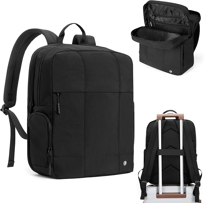 CLUCI Lightweight Travel Backpack Carry on Flight Approved, Puffy Gym Backpack by CLUCI