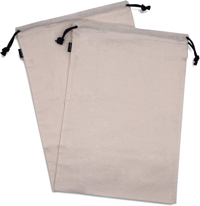 ZENPAC Travel Shoe Bag, Washable Breathable Cotton Fabric - Image 7