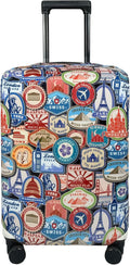 Explore Land Travel Luggage Cover Suitcase Protector Fits 23-26 Inch Case by ExploreLand
