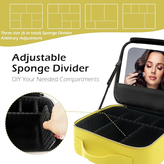 MOMIRA Travel Makeup Bag Cosmetic Bag Makeup Organizer Bag - Image 6