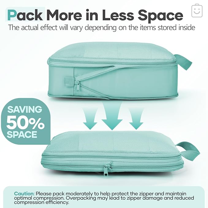 Veken 9/11 Set Compression Packing Cubes - Image 4
