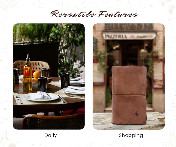 Genuine Leather Nomad Organizer Travel Wallet | Women's Wallet Clutch Passport - Image 2