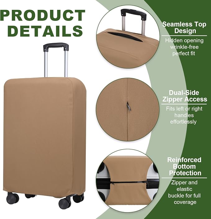 PATIKIL Luggage Cover, Suitcases Covers Elastic Carry on Cover Protector - Image 3
