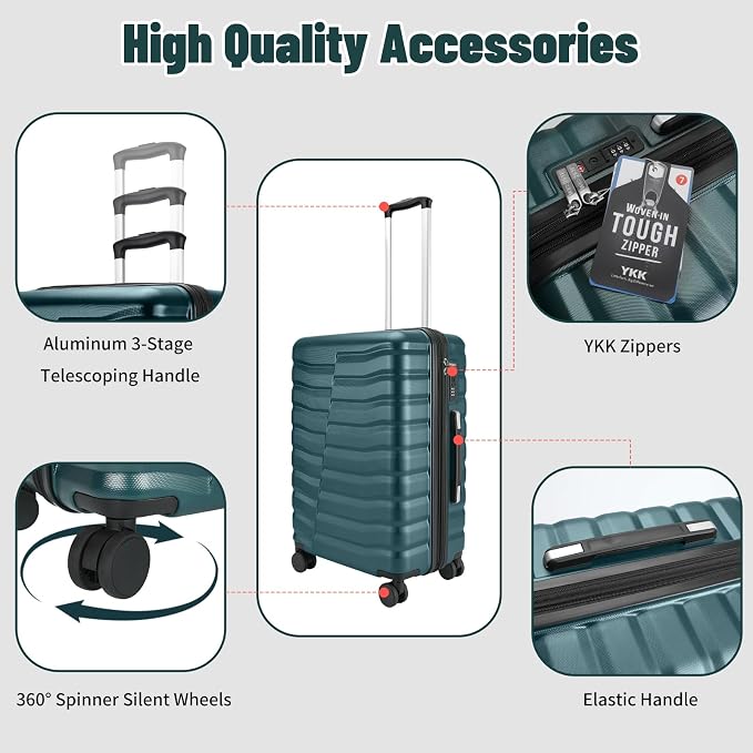 5-Piece Lightweight Luggage - Image 5