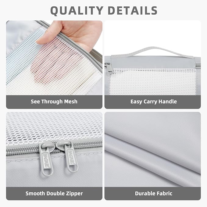 BAGAIL 6 Set/8 Set/10 Set Packing Cubes Various Sizes Packing Organizer - Image 5