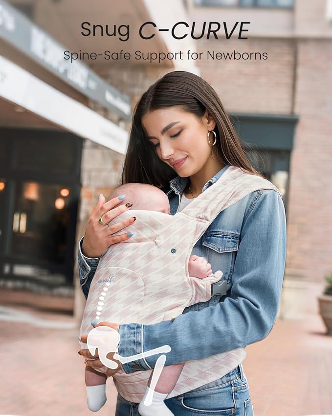 GROWNSY Baby Carrier Newborn to Toddler, Cozy Baby Wraps Carrier, Ergonomic - Image 4