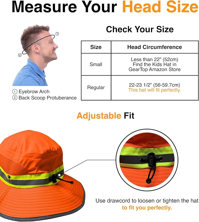 GearTOP Safari Sun Hat for Men and Sun Hats for Women UV Protection UPF 50+ - Image 6