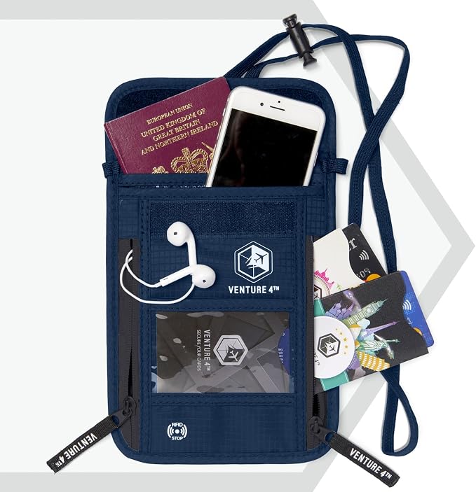VENTURE 4TH Passport Holder Neck Pouch - Image 3