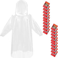 Bruvoalon 6 & 20 Pack Disposable Rain Ponchos by Bruvoalon