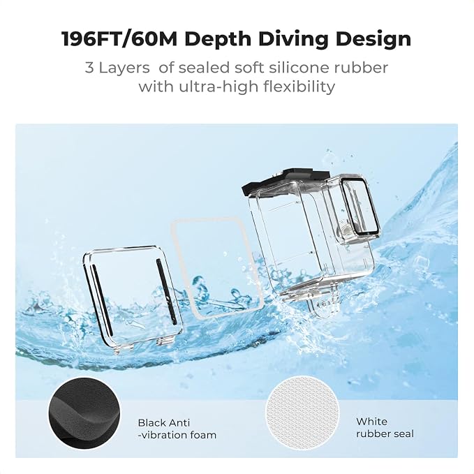 K&F Concept 60M/196FT Waterproof Case - Image 4