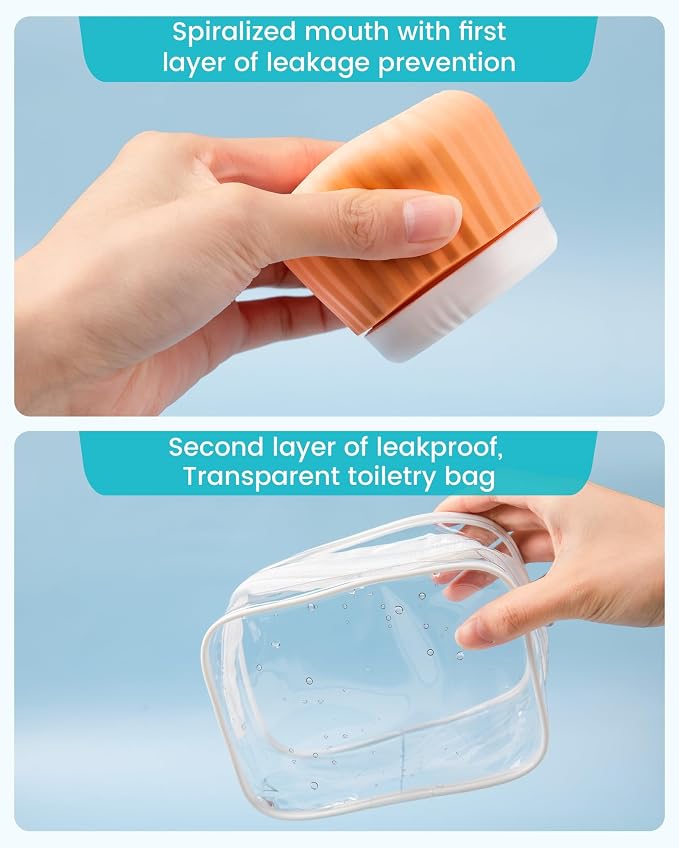 Travel Containers for Toiletries 4 Pack, TSA Approved Travel Size Toiletries - Image 9