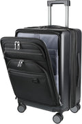 KROSER Hardside Expandable Carry On Luggage 22x14x9 Airline Approved by KROSER
