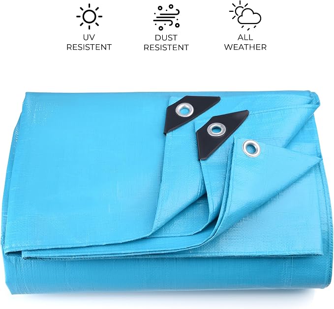 Tarps Heavy Duty Waterproof 20x40-12 mil Thick Camping Tent - Image 3