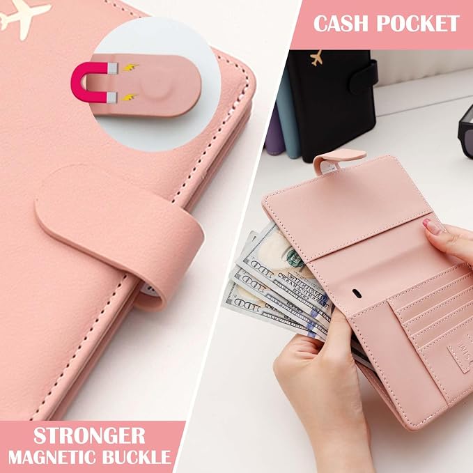 Melsbrinna Premium Leather Passport Holder Covers Case, Waterproof Rfid - Image 5