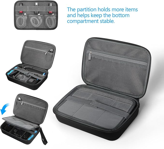 JSVER PU Leather Hard Shell Carrying Case - Image 2