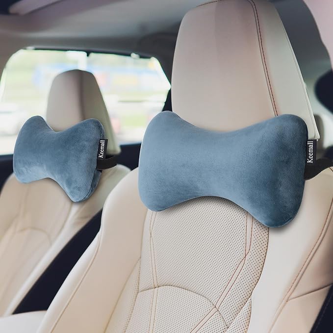 Inflatable Car Neck Pillow Driving, Blow Up Car Headrest Pillow - Image 5