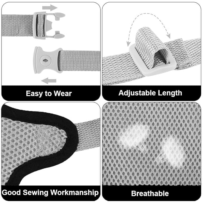 Accmor Toddler Harness Leash+ Reflective Anti Lost Wrist Link, Cute Dinosaur - Image 3