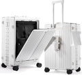 UrbanExplorer 20 Inch Carry On Luggage TSA Approved, Aluminum Frame Zipperless by UrbanExplorer