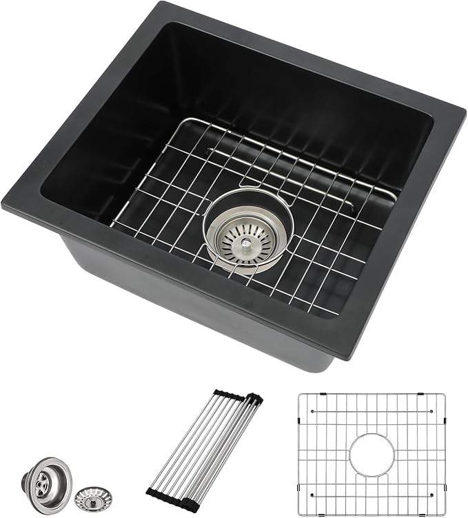 18 Granite Composite Bar Sink by DONSDEY