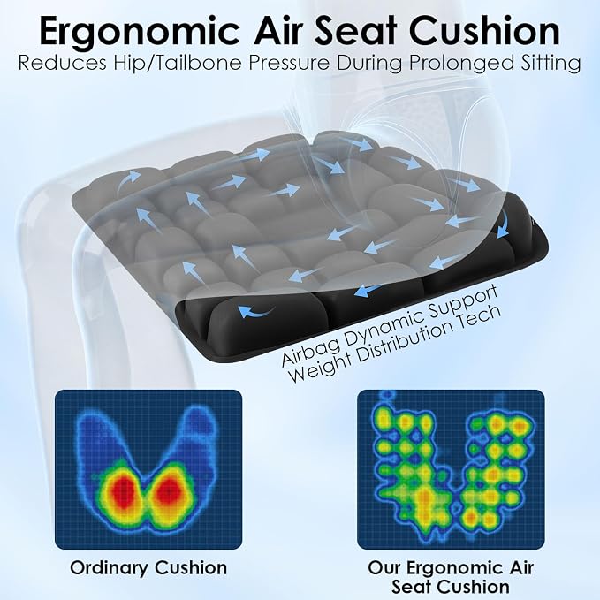 Portable Travel Cushion, Airplane Seat Cushion - Image 2