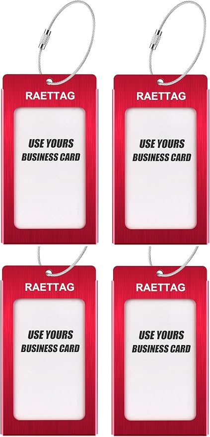 Luggage Tags Metal Suitcase Tags Travel Bag ID Identifier Luggage Tag - Image 2