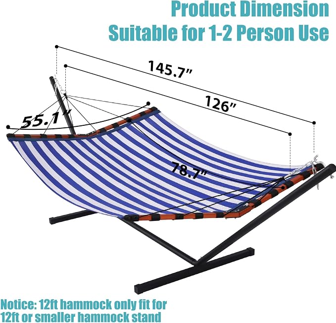 TegerDeger 12FT 2 Person Hammock - Image 5