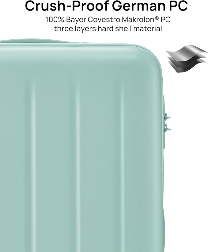 Trunk Luggage 22 Inch, Small Checked Luggage - Image 4