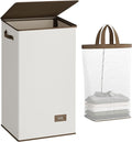 SOLEDI Laundry Hamper with Lid 100L Large & Tall Collapsible Laundry Basket by SOLEDI