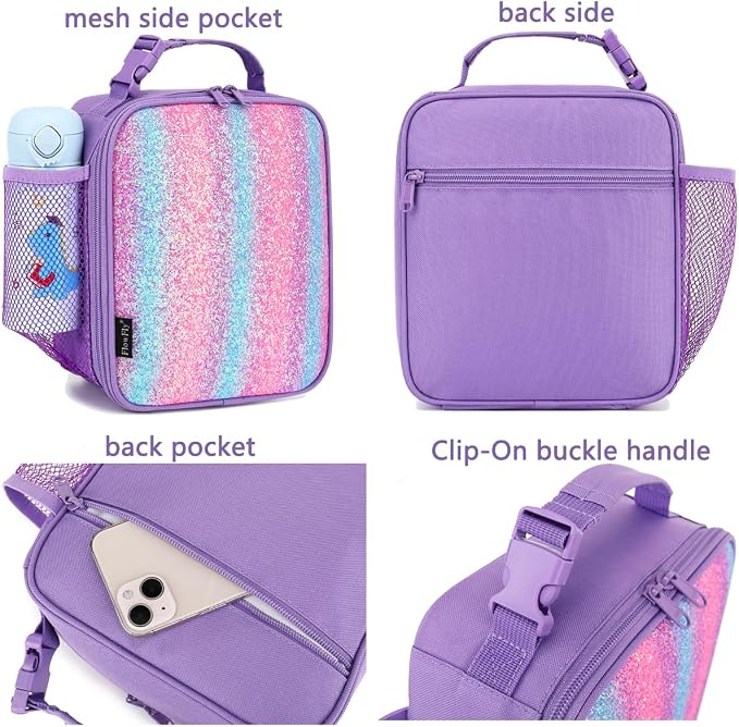 FlowFly Lunch box Insulated Soft Bag Mini Cooler Back to School Thermal Meal - Image 4