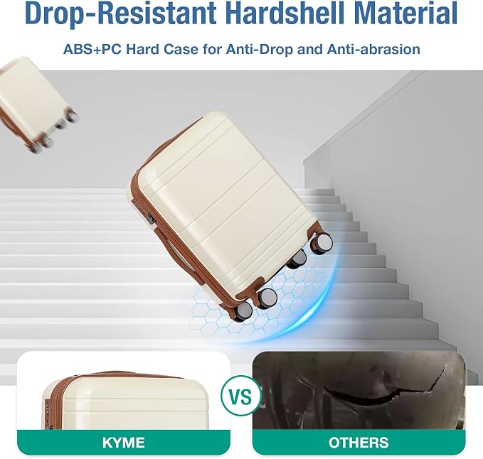 KYME Carry On Luggage 22x14x9 Airline Approved - Image 6