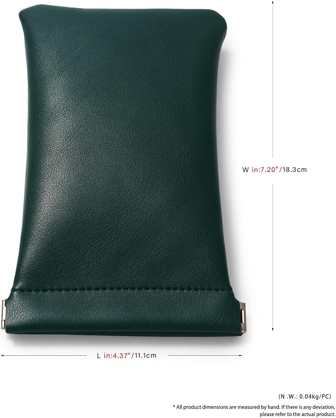 PU Leather Jewelry Travel Pouch Bag Leather Sunglasses Pouch Christmas - Image 8