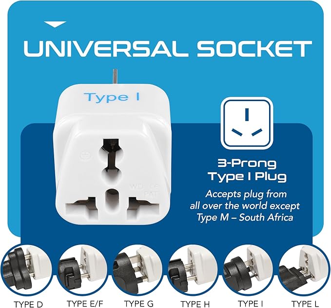 Ceptics Australia, New Zealand Travel Plug Adapter - Image 3