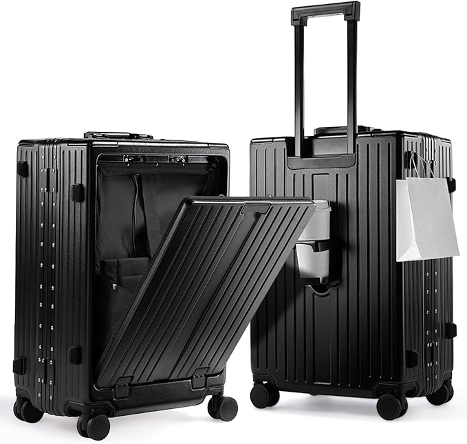 UrbanExplorer 24 Inch Check-In Aluminum Frame Luggage, ABS+PC Hard Shell by UrbanExplorer