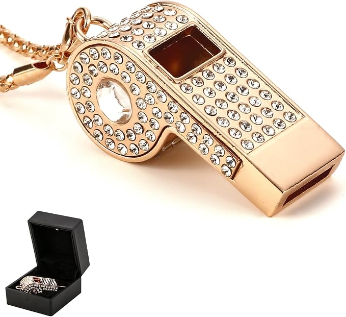 Whistle, Rhinestone Sports Whistle by Unknown