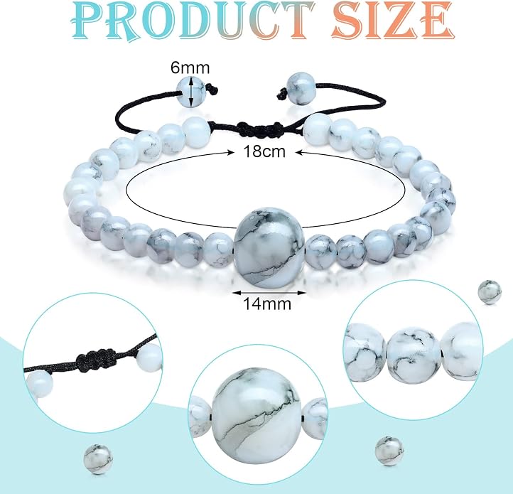 Sureio 6 Pcs Motion Sickness Bands Bracelet Anti Nausea Adjustable Wristband - Image 4