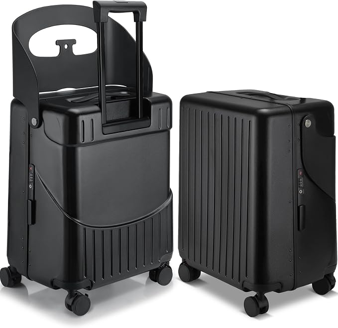 20 Inch Ride on Luggage with Seat by Bulyoou