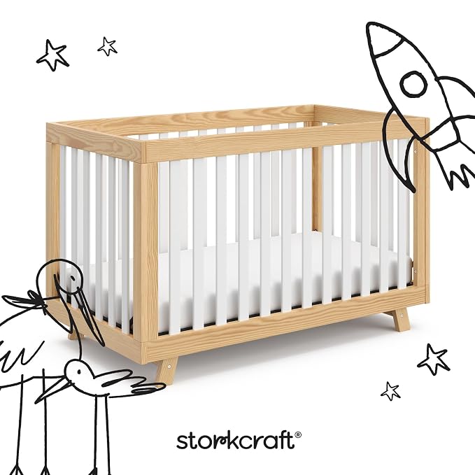 Storkcraft Beckett Convertible Crib – Converts from Baby Crib to Toddler Bed - Image 4