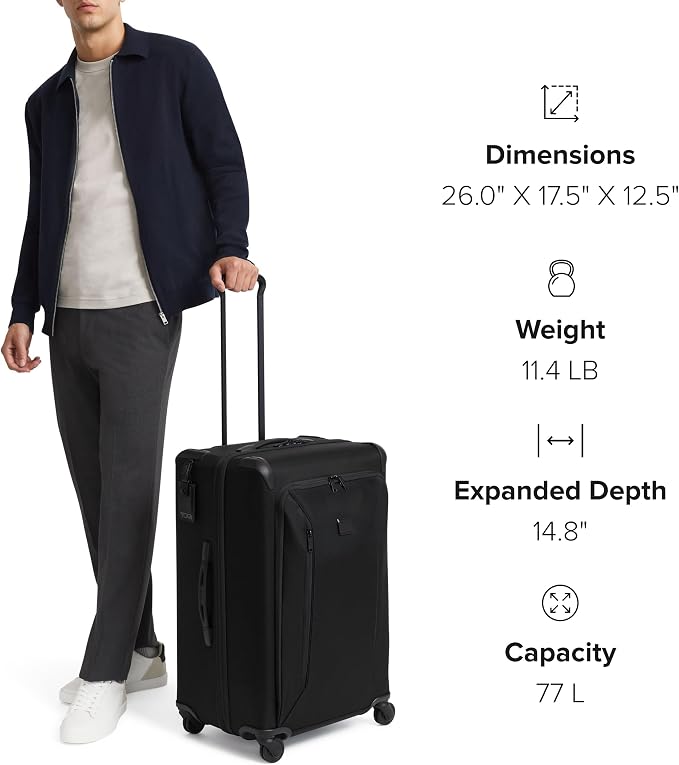 TUMI - Aerotour 4 Wheel Expandable Luggage - Men's and Women's Lightweight - Image 3