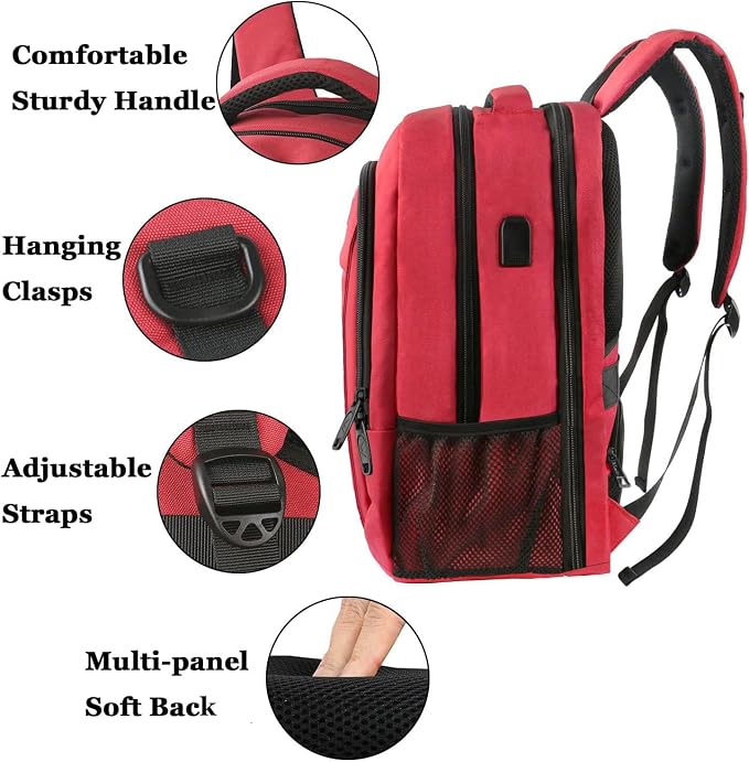 MATEIN 17 Inch Laptop Backpack for Women, Extra Large TSA Friendly Backpack - Image 7