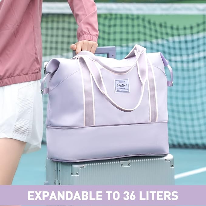 Travel Duffel Bag, Sports Tote Gym Bag, Shoulder Weekender Overnight Bag - Image 2